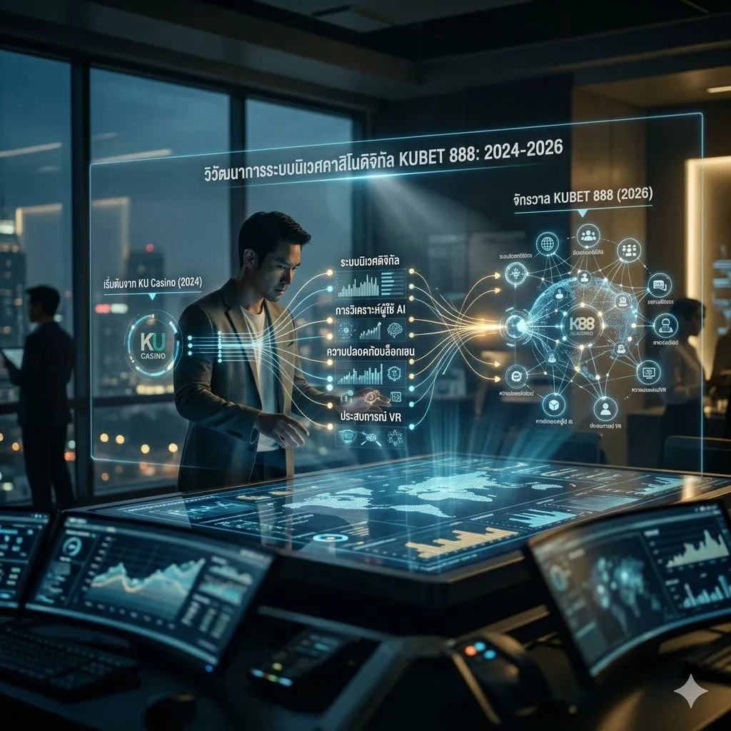 วิวัฒนาการจาก KU Casino สู่จักรวาล KUBET 888: เจาะลึกการเปลี่ยนแปลงระบบนิเวศคาสิโนดิจิทัลในปี 2026